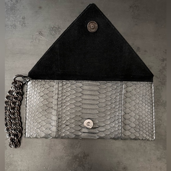 Genuine Python J Markell Clutch - Picture 1 of 7